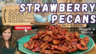 Strawberry Pecans  Perfect for Snacking, , Quick, Easy, Low Carb & Keto Friendly  Steph’s Stove