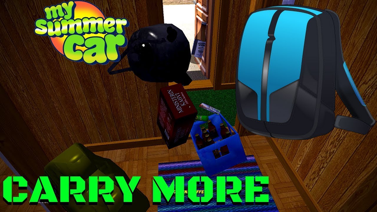 Мод на рюкзак в май саммер. My Summer car мод Carrymore. My Summer car carry more. Рюкзак my Summer car. Как найти my Summer car рюкзак.