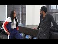 Coco Gauff Visits the Brooklyn Nets