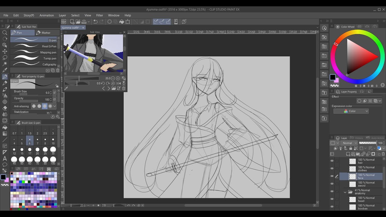 Drawing my OC part 5 - YouTube