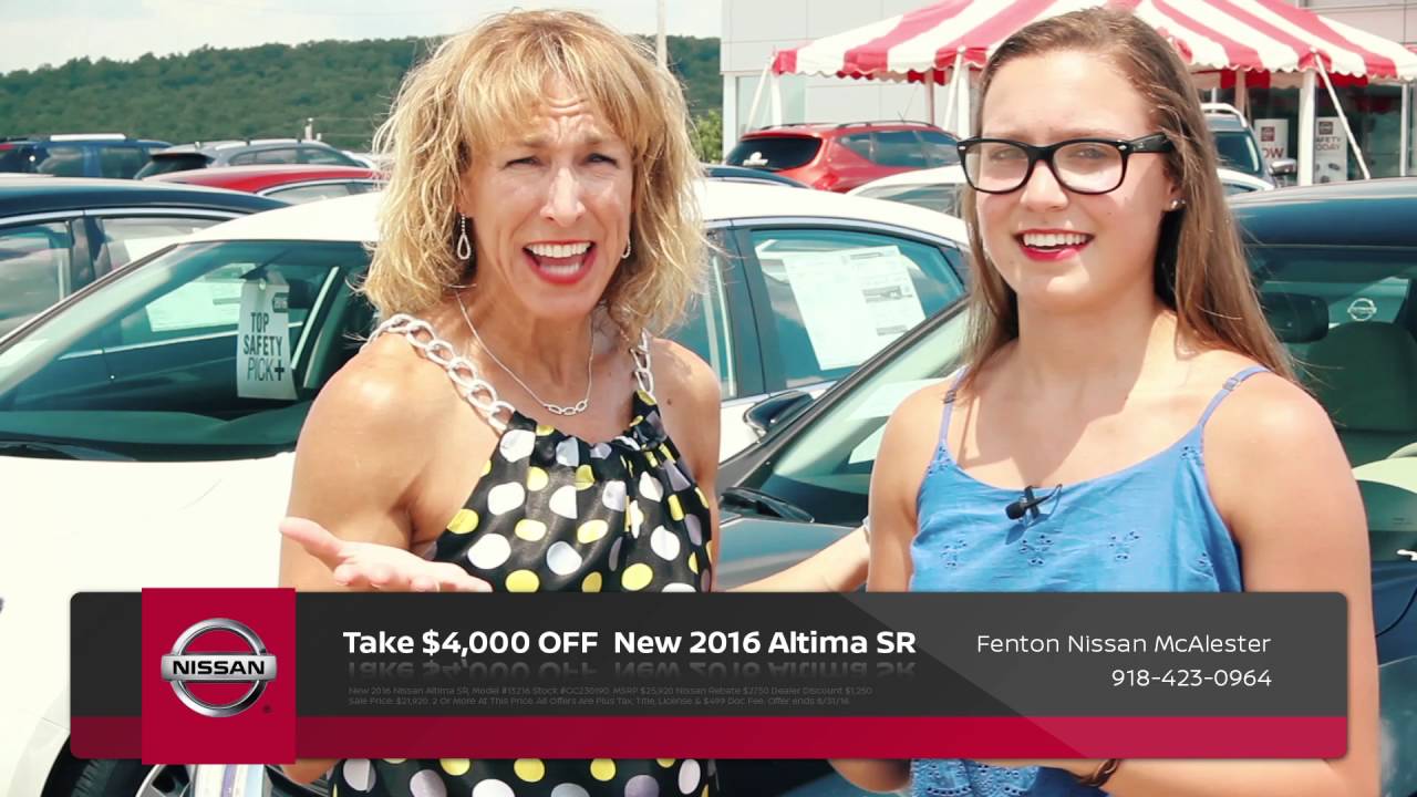 Get a New Nissan at Fenton Nissan of McAlester! YouTube