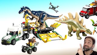 LEGO Jurassic World set first looks & thoughts! Allosaurus, Stegosaurus (?) 1 more 76962 76965 76966