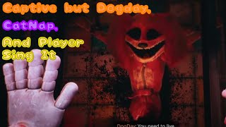 Captive But Dogday, Player And Catnap Sing It Fnf Cover Gorefield V2