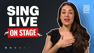 Build singing confidence on-stage