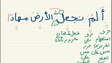 Parsing of surat [An-Nabaʼ - 6] | إعراب سورة النبأ]