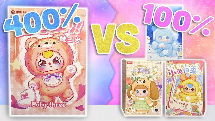 400% VS 100% Plush Blind Boxes | Baby Three | Yooki | Nommi