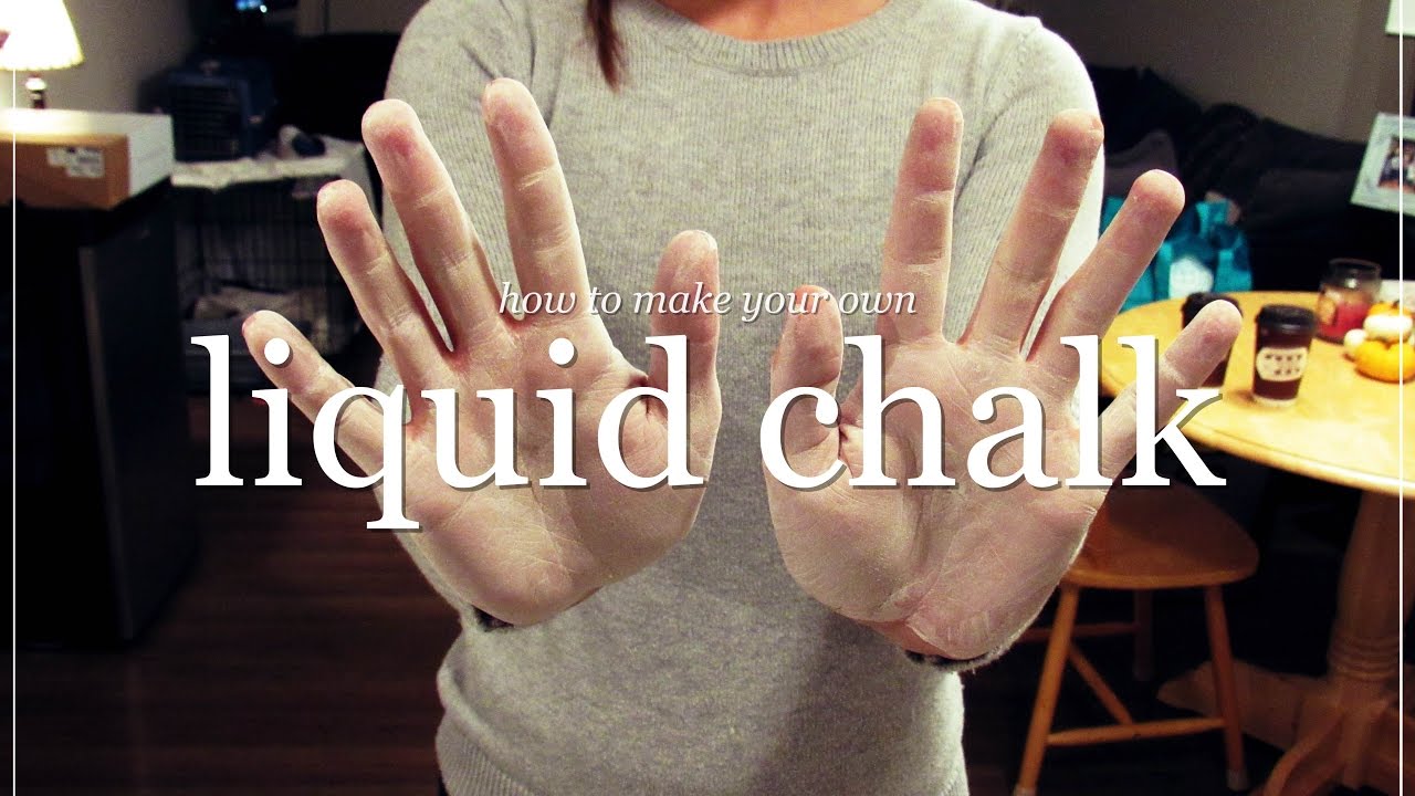How To Make Your Own Liquid Chalk