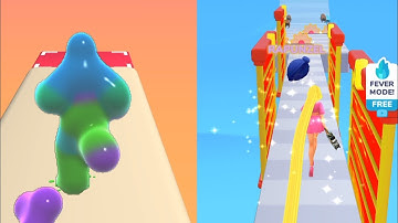 🟢 Blob Runner 3D 🆚 Hair Challenge All level Gameplay Android,IOS, iPhone 14 video  | Vaal Gamerz