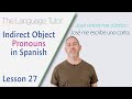 Understanding Indirect Object Pronouns