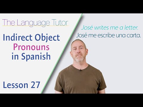 וִידֵאוֹ: בספרדית כינויים של אובייקט עקיף?