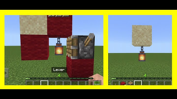 How To Create A Floating Lantern And Sand Block In Minecraft (BE Exclusive)