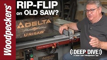 Will RIP-FLIP Fit Your Old Table Saw & Fence? | Deep Dive | Woodpeckers Woodworking Tools