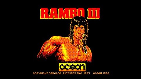 Rambo III Review for the Amstrad CPC by John Gage