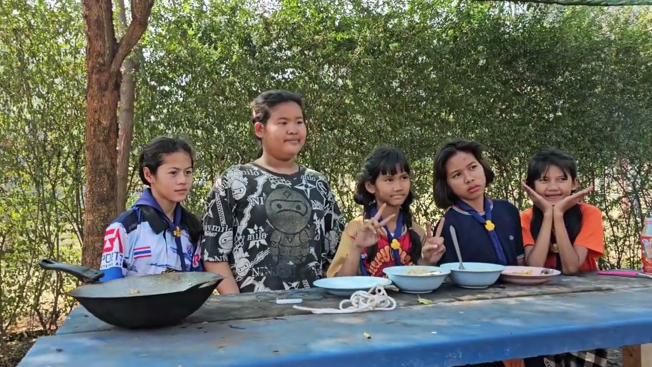กลุ่มโพธาราม 5 และโรงเรียนบ้านหนองไก่ขัน เข้าค่ายลูกเสืออนุสรณ์ศุภมาศ