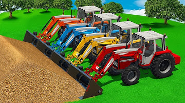 HARVEST, LOAD AND TRANSPORT CORN WITH NEW AND OLD DEUTZ TRACTORS - Farming Simulator 25