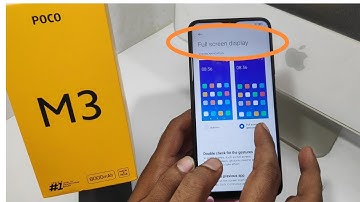 How to set full screen display in POCO M3| poco m3 pro| How to Enable Poco M3 Full Screen Display