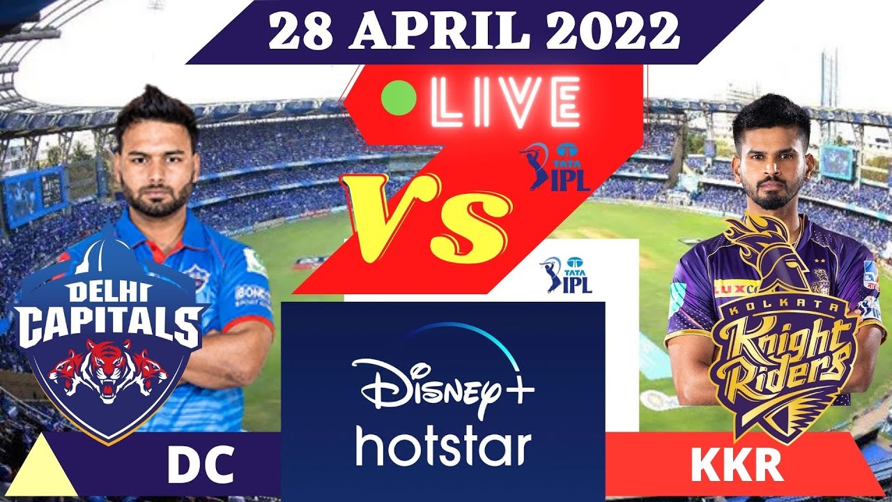 🔴IPL LIVE MATCH TODAY 2022 hotstar kkr vs DC Live Cricket Match Today Cricket Live ipl