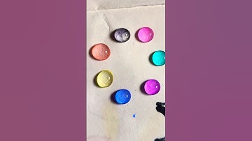 Satisfying Water Drop Color Mixing 🟥🟨🟦🟩🟪⬛️ | Relaxing Sketch Pen Experiment 🖍#shorts #asmr #relaxing