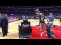 Jerome&#39;s Furniture Motorized Recliner Race Challenge at LA Clippers Game