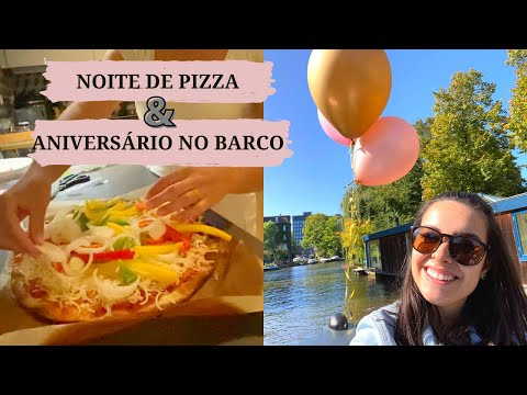 Passeio de barco em Amsterdam, aranhas na minha bicicleta e noite de pizzas | Vlog | Talita Ramos