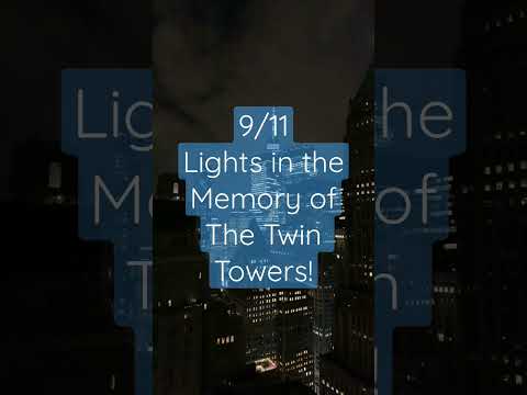 Video: Tribute in Light Annual Memorial 9/11 Niujorke