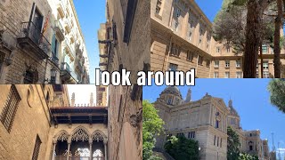National art museum and the palace of Barcelona