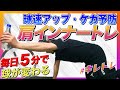 毎日５分キレ出すトレーニング！肩インナーマッスルトレーニング【キレトレ】