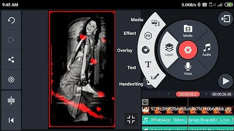 How to make kinemaster WhatsAppstatus tutorial | green effect create | trending avee player template