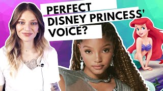 Vocal coach analyses singing of a new Little Mermaid Halle Bailey