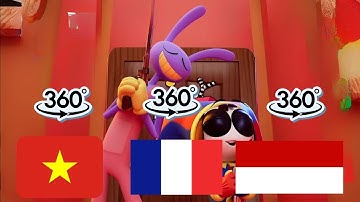 360 VR TADC - Pomni en Jax zingen Daisy Bell [Vietnamees • Frans • Indonesisch] #tadc #glitch