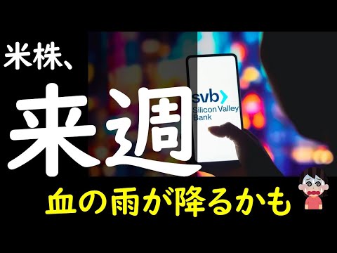 【米国株】週明け、血の雨が降るかも│シリコンバレーバンクSVB、経営破綻を受けて。