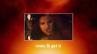When you're ready come and get it selena's summer hit "come & it" from
"stars dance" slowed down! i do not own the clip or audio in this
video. [subs...