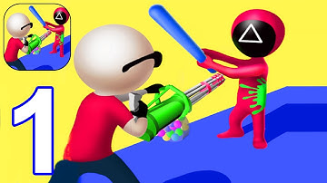 Paintball Master - Gameplay Walkthrough Part 1 Level 1 - 14 New Mobile Game (Android, iOS)