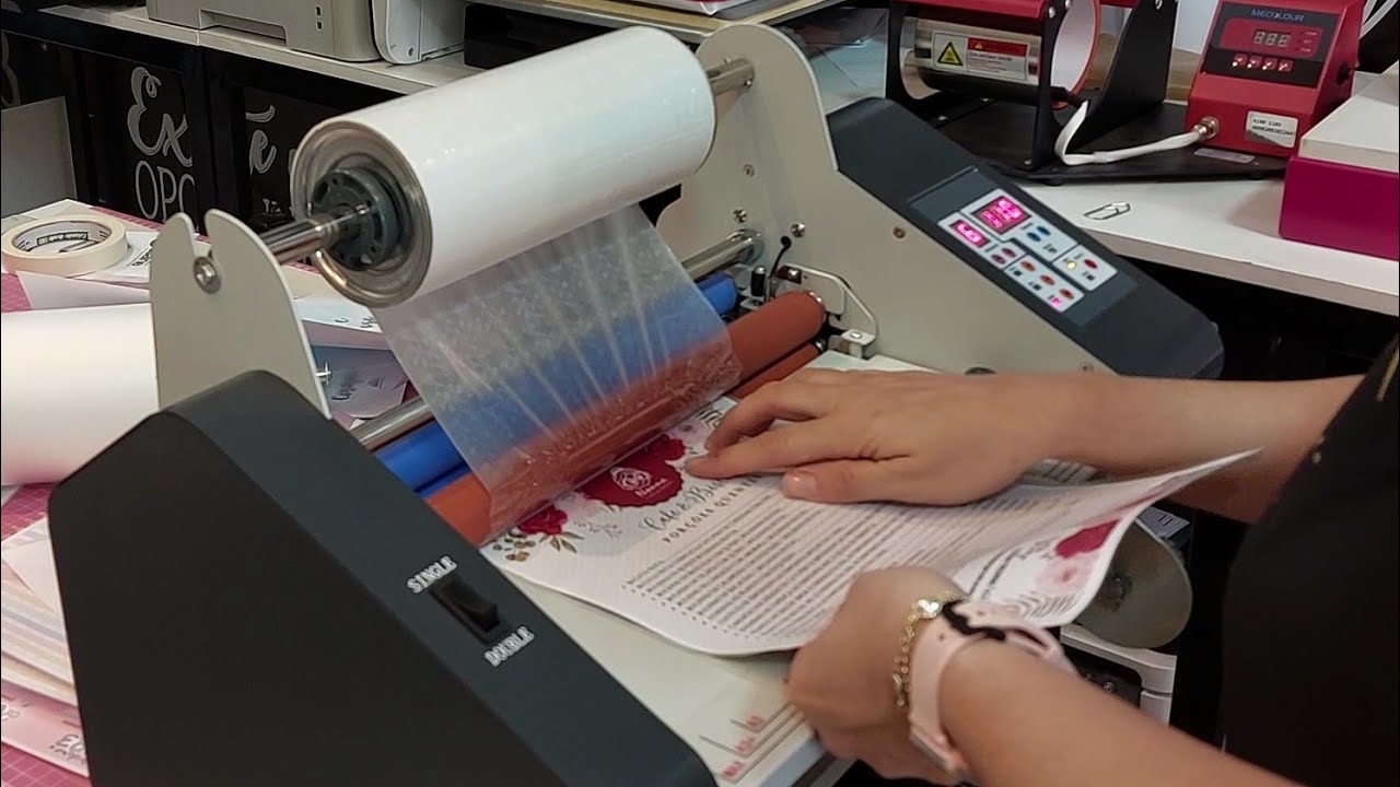 TESTANDO A LAMINADORA TM 360 LASSANE