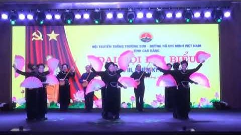 hát múa :lời then dâng Đảng đội văn nghệ trường sơn huyện Hòa an