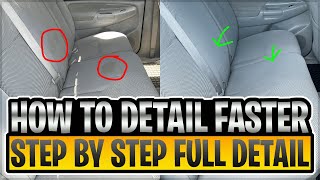 How To Detail Faster: Step By Step Full Detail On A 2006 Toyota Tacoma