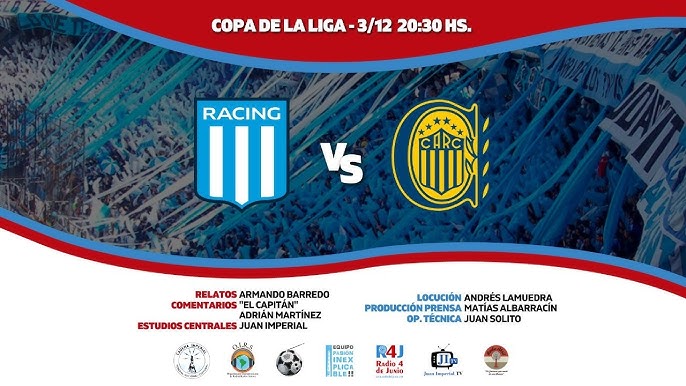 RACING CLUB VS. ROSARIO CENTRAL EN VIVO 