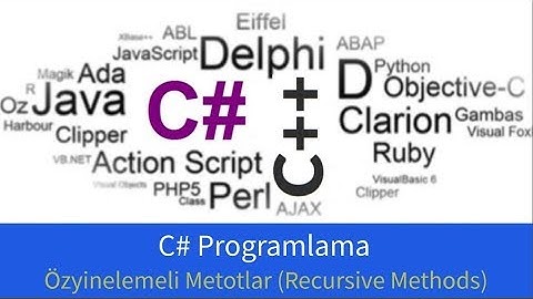 C# Programlama - Özyinelemeli Metotlar (Recursive Methods)
