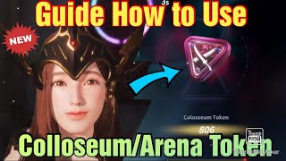Rise Of Eros Guide How to Use Colloseum token/Arena Token.