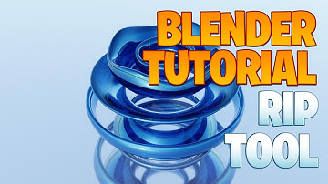 Blender tutorial - Rip tool