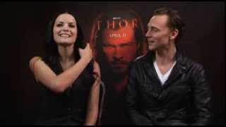 Jaimie Alexander And Tom Hiddleston Talk Thor