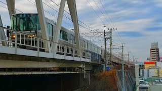 【JR神戸線】新快速223系　塚本駅通過　下淀川橋梁