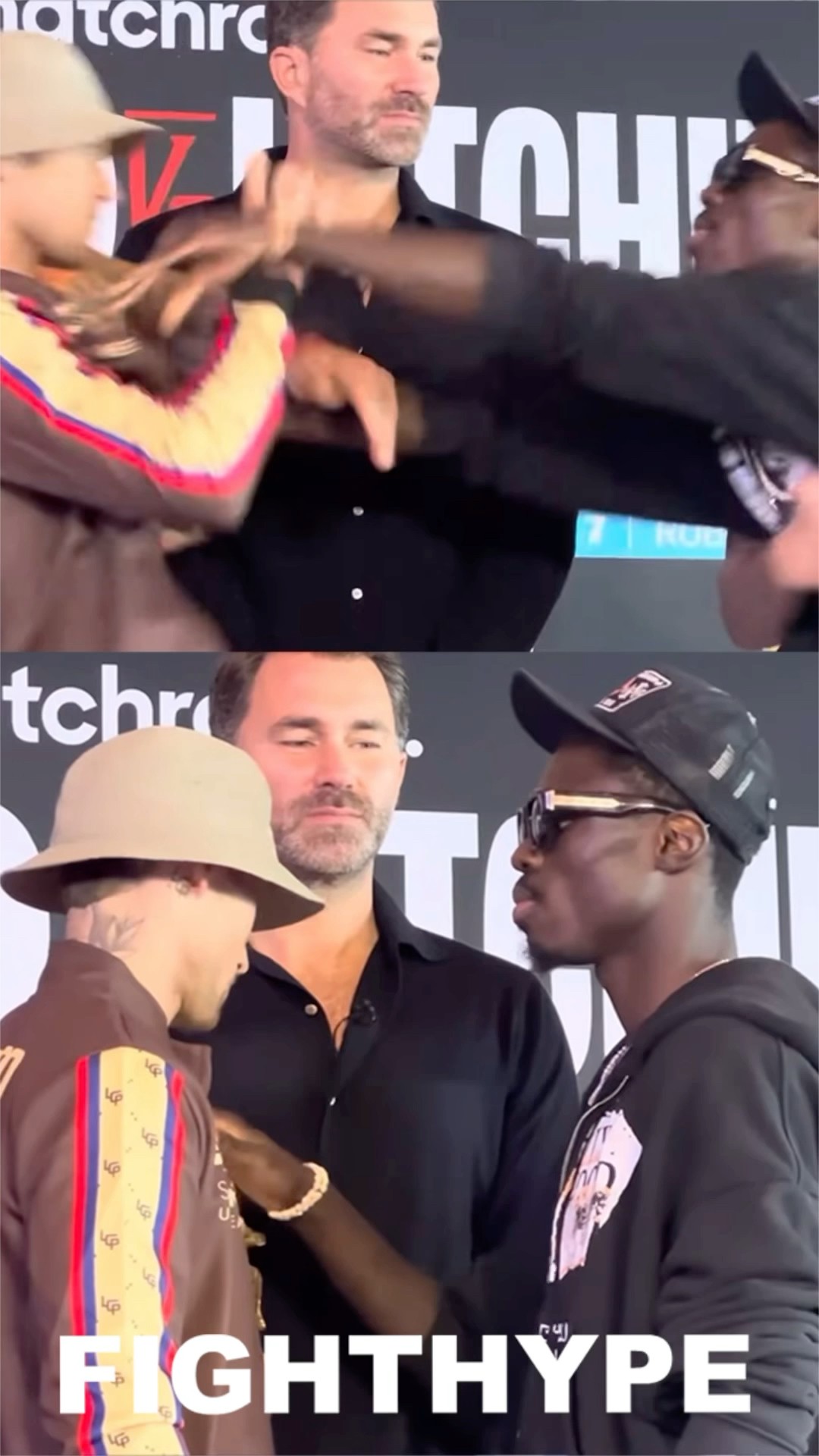 Richardson Hitchins TRIES TO PUNK Liam Paro \u0026 PUSHES him during HEATED FACE OFF