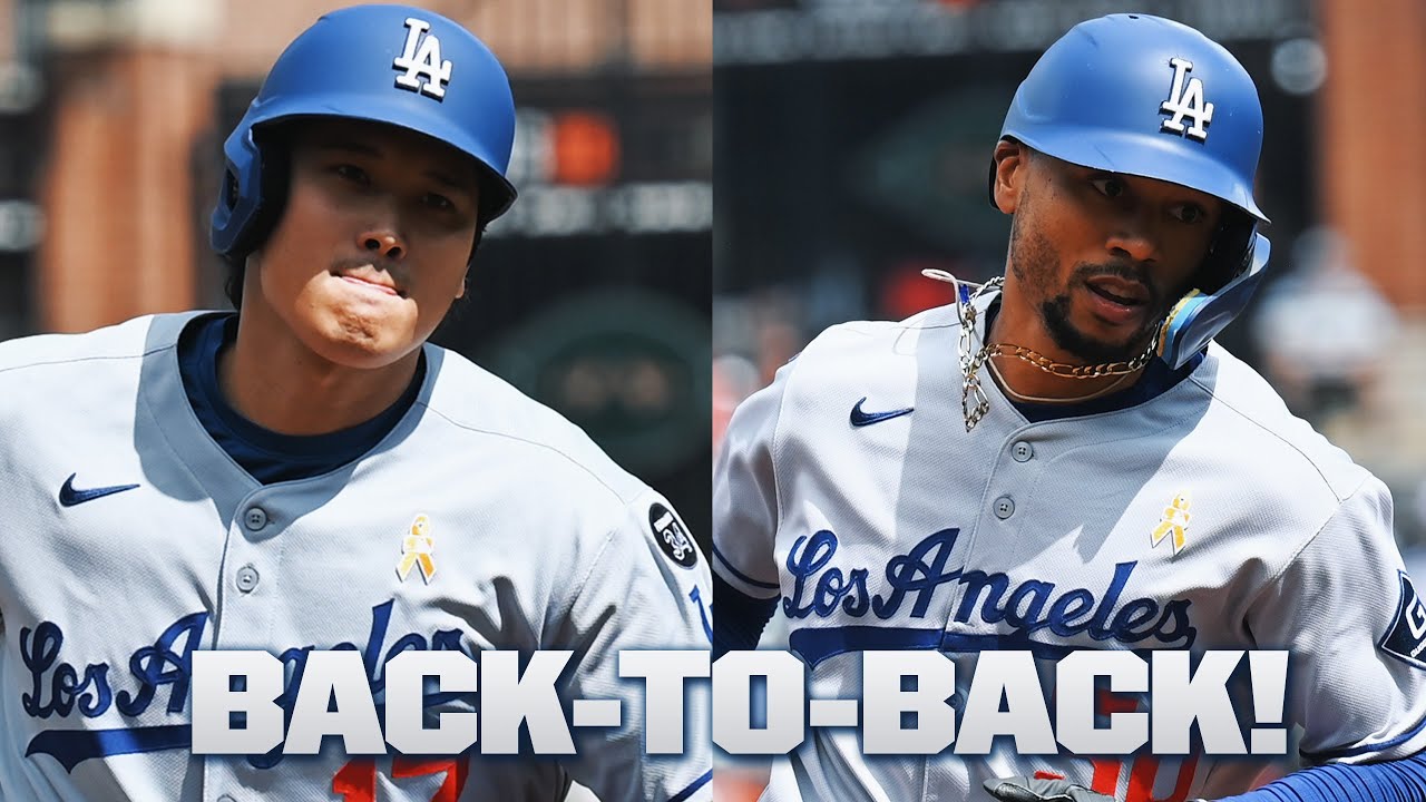 Shohei Ohtani and Mookie Betts hit BACK-TO-BACK HOMERS! | 大谷翔平ハイライト
