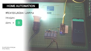 Home automation nodemcu esp8266 blynk | menyalakan lampu dengan Hape #homeautomation #blynk #esp8266