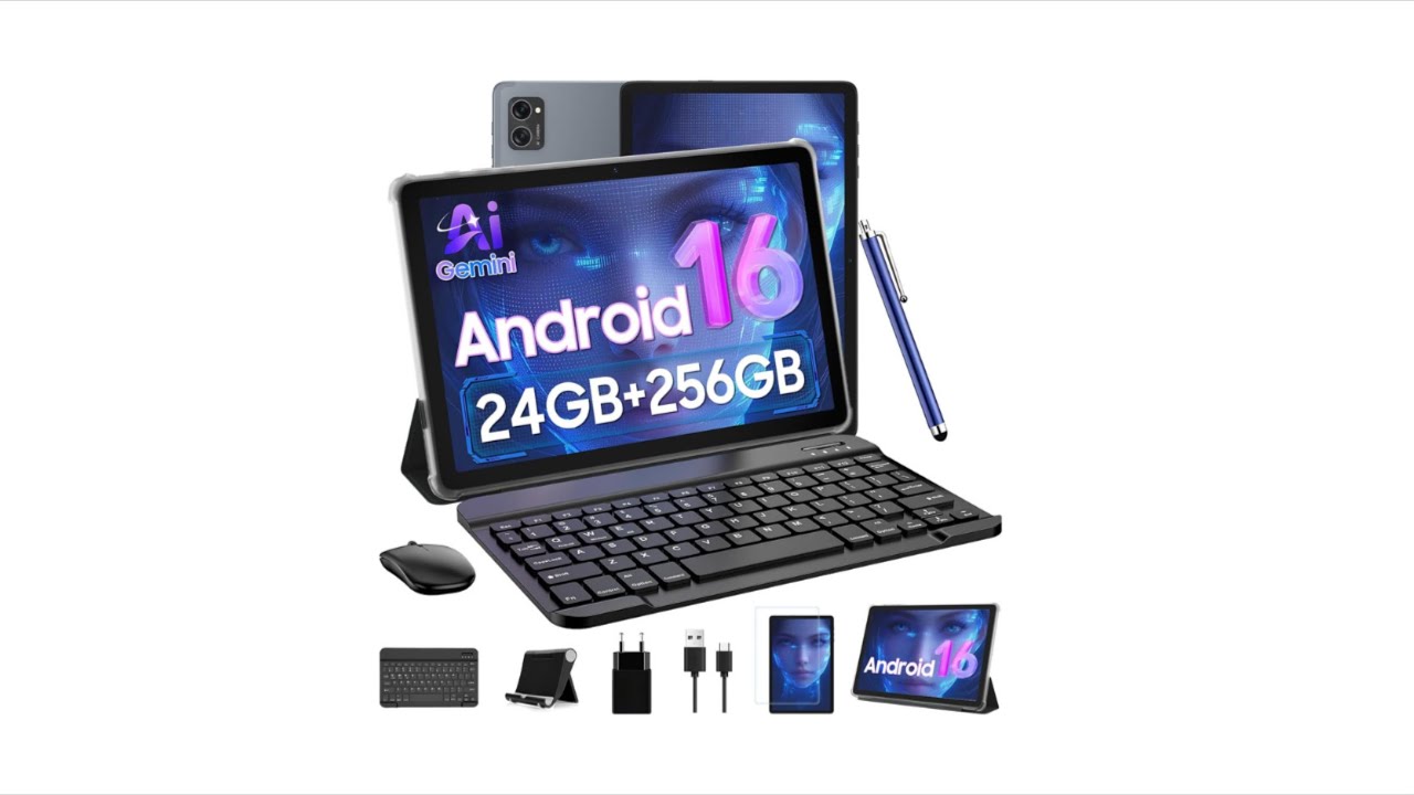 TABWEE T20 Android 16 Tablet Review 24GB RAM 256GB ROM Gemini AI