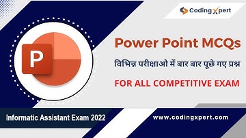 MS PowerPoint MCQs | Questions and Answers for informatics assistant exam 2023 | PowerPoint Quiz