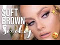 SOFT BROWN SMOKEY EYE TUTORIAL // SIMPLE AND ELEGANT