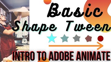 Basic Shape Tween | 3-Intro to Adobe Animate