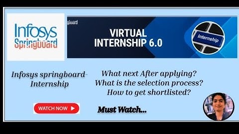How to Get Selected for Infosys Springboard Internship | No Resume? No Interview?